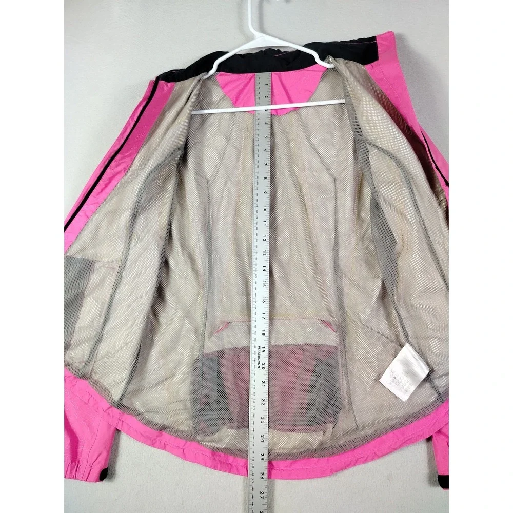 Gore Bike Wear Jacket Womens Medium Pink GORE-TEX Cycling Windbreaker Reflective